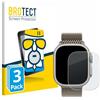 brotect Pellicola Vetro Opaca per Apple Watch Ultra/Ultra 2 / Ultra 3 (49 mm) (3 Pezzi) Protezione Schermo [Anti-Riflesso, Durezza 9H]