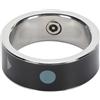 Goshyda Anello di Scorrimento Intelligente Bluetooth, App Impermeabile Girapagina Remoto Supporto per Anello Intelligente Ricarica Magnetica, Pulsante Selfie (Misura 18, diametro interno