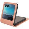 COQUE Custodia Motorola RAZR 40 Ultra Shell,Magnetico Laterale Multi-Slot Porta Biglietti da Visita Portafoglio Cover,Flip Case per Motorola RAZR 40 Ultra-Rosa