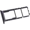 Generico Porta Scheda Dual SIM per Samsung Galaxy A05s (SM-A057), Nero
