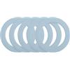 QUARKZMAN Anello Adesivo magnetica, 5Pcs Kit Di Conversione Per Ricarica Wireless Magnetica Universale In Pelle Per Custodie Telefono Ricarica Wireless (Blu)