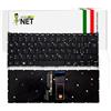 new net - Tastiera Compatibile con Notebook Acer Swift 3 SF314-41-R5MP, SF314-41-R5UE, SF314-41-R6AC, SF314-41-R6W8, SF314-41-R6WD [Senza Frame - Colore Tasti Nero - Retroilluminata - Layout ITA]