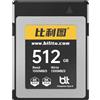 比利图 Bilitu - Scheda di memoria professionale CFexpress tipo B, 512 GB, adatta per fotografi, fotografi, fino a 1500/1200 MB/s, video 4K 6K