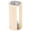 BEIEM Adattatore per batteria a cilindro grigio per 3 batterie AA da 1,5 V