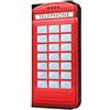 Mixroom - Custodia Cover Case a Libro per iPhone 11 PRO Max con Stand in Ecopelle Chiusura Magnetica Portafoglio Parte Interna in TPU Morbida Fantasia Cabina Telefonica Telephone M614