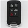 mt key Custodia morbida Custodia protettiva Chiave per auto Volvo XC70 V70 S60 S80 Chiave intelligente Telecomando/Colore nero