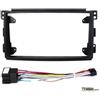 WEFOLCC Mascherina Autoradio Fasce Radio Da 9 Pollici Per Smart Fortwo W451 2006-2009 CD Cruscotto Cavo Di Montaggio Audio Cruscotto Kit Telaio Audio