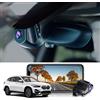 Fitcamx Dashcam 2160p + 1080p adatto per BMW 1 2 3 4 5 6 7 Serie X1 X2 X3 X4 X5 X6, F Chassis (Modello B), Registratore auto WiFi, Accessori BMW OEM, G-Sensor, Plug & Play wireless, scheda 128GB