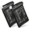 CELLONIC 2x Batteria per Telefono fisso Compatibile con Philips ID555 - Design Collection, Compatibile con Grundig Scenos, Scenos A, SL-422943 - (500mAh, 3.7V)