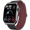 FOREVER Smartwatch con Funzione Telefono Tiron SWM-300 Nero 1,96 Pollici - Orologio Fitness Tracker con Misura Pressione e Battiti - Orologio Smartwatch Uomo con 100+ Modalità Sportive Android iOS