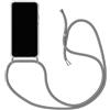 SIMao Cover Collana per Cellulare Compatibile con OPPO Reno 6 Pro 5G, Custodia Trasparente Silicone con Cordino Necklace Case Antiurto Protettivo Cover Custodia da Collo Custodia con Cordino,Argento