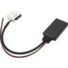 Keenso Adattatore per Cavo per Auto, Adattatore per Cavo Stereo RD4 AUX per Auto Bluetooth 12 Pin di Ricambio per C2 C3 C4 C6(Senza microfono) Terminali e cablaggi
