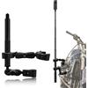 WEWOGA Moto Montaggio Kit 47 Invisibile Bastone Compatibile per Insta 360 X5 X4 X3 X2 X, Osmo 360 Pesante Dovere Doppio Morsetto Macchina Fotografica Bicicletta ATV RV Compatibile per Gopro 13/12/11/10/9/8