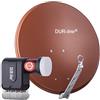 DUR-line Set antenna satellitare Select 75/80 [LNB, commutatore]