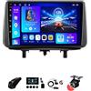 BOJONTN 9 Pollici Android 12 Auto Stereo Radio 2 Din per Opel Meriva B 2009-2014 con Telecamera Posteriore Comandi al volante Bluetooth GPS Car Play senza fili FM Radio (Size : S600 8+256G)