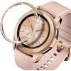 DEALELE Cassa Compatibile con Samsung Galaxy Watch 4 Classic (42mm) / Galaxy Watch 42mm / Gear Sport, Bling Diamante Acciaio Inossidabile Metallo Anti-collisione Bezel Ring Cover Copertura, Rosa Oro