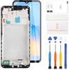 LADYSON INCELL Schermo LCD per Samsung Galaxy A16 5G SM-A166B SM-A166B/DS SM-A166P SM-A166P/DS SM-A166P/DS SM-A166E Display Touch Digitizer Assembly Kit di riparazione con telaio (nero,Non per A16 4G)