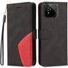 hdqICase Compatibile con ASUS ROG Phone 9/ROG 9/ROG 9 Pro - Custodia Sottile Bicolore con Morbida Pelle Tatto e TPU, Slot per Schede Cover