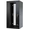 STALFLEX Armadio di Rete 10 Pollici - Armadio Rack 12U - Server Rack per Montaggio a Parete - Capacità di Carico 25 kg - Rack 10 Pollici Verso la sala Server, l'ufficio - Nero
