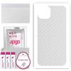 apgo BACK SKIN Film Pellicola protettiva Protezione Posteriore per Apple iPhone 14, skin sticker film foil vinyl Carbon Trasparente