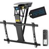 Xantron® DEHA-600E-Roto Supporto TV da Soffitto Elettrico Pieghevole, Orientabile & Rotabile / 81-190 cm [Comando Vocale] Supporto da Soffitto per Televisori/Monitor, Supporto da Soffitto/Supporto TV