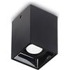 Ideal Lux Nitro 10W Square Nero plafoniera