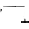 Aioneer Lampada da Parete Telescopica Rotante Industriale Mi con Braccio Oscillante Lungo A LED Nero, Applique da Parete per Interni, Studio, Comodino, Ristorante, GrandeC Large