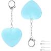 Ysaca Borsa a Tracolla con Luce a Sensore Touch, Luce per Borsa da Donna, Luci per Borsa a Forma di Cuore Ricaricabili LED, Mini Lampada per Portafoglio a Sensore Touch per Borse a Tracolla (Blu 2PCS)