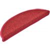 vidaXL Tappetini per Scale 15 pz 56x17x3 cm Rossi semicircolari