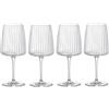 Bormioli Rocco Exclusiva - Set di 6 Calici da Vino Rosso 510 ml, Calici per Merlot e Cabernet Sauvignon a Coste, Realizzati in Cristallo con Trattamento XLT, Lavabili in Lavastoviglie