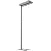 Oktaplex lighting Oktaplex Lyse - Lampada a stelo da ufficio con sensore, dimmerabile, colore: argento