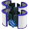 VIOKS 2 filtri di ricambio a 360° per filtro Dysоn Hot and Cool 969048-02 - Purificatore d'aria + filtro a carbone attivo interno per HP04 HP05 DP04 TP04 TP05, Pure Cool, Pure Hot+Cool