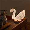 Generico Crystal Moon Led Touch Control Lampada da tavolo, LEDBedside Lamps 3-Color Changing Touch Control Lampada da comodino USB ricaricabile Lampada da comodino (6)