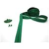 Artefizio Cerniere Lampo al Metro in Nylon, Catena Continua, 20 Colori a Scelta, Zip in Metallo, 7 Lunghezze, 4 mm 100% Poliestere, Made in Italy (Green Grass, 5 m + 13 Cursori)