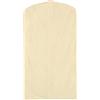 Mainetti Custodie Copriabiti, in Tessuto Cotone, con Cerniera Centrale, Antipolvere e Traspirante, Colore Naturale, Dimensione 60x110cm, 5 Pezzi per Confezione
