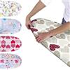Russo Tessuti Copriasse Telo Copri ASSE da Stiro Mollettone Elastico 60x140 Fantasie Assortite