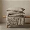 AANTHROPOLOGY By Rhea The Tangerine Store Pure Linen Luxe Set di Lenzuola - Lenzuola da letto in 100% lino naturale, traspiranti, ipoallergeniche, prelavate per morbidezza - beige naturale, singolo