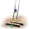 Novaliv 2X Scopa con setole morbide 50 cm | Scopa con manico telescopico | Miscela di crini neri | Scopa per cortile