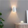 KOSILUM - Lampada da parete in alluminio orientabile IP54, luce bianca calda, illuminazione soggiorno, camera da letto, cucina, corridoio, 6 W, 672 lm, LED integrato, IP54