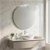 San Marco Specchio bagno rotondo con lampada led 60 cm