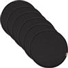 SDNAM Set di 2/4/6 Cuscini Sedie Cucina Confortevoli ,Cuscino per Sedia Rotondo Diametro 30/40/45cm,Cuscino Memory Foam per Sedie,Cuscini per Sedie da Cucina Antiscivolo ( Color : #2 , Size : 6pcs 45cm/17.7