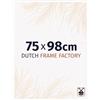 Dutch Frame Factory - Cornice 75x98 cm Bianco Lucente - Plastica