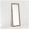 ARHome Specchiera da Parete, 160 x 60, Rovere Rustico, Specchio da Terra, Made in Italy