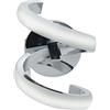 VR VETRINEINRETE Vetrineinrete® Applique a parete stilizzato 9 watt lampada da muro spirale argento luce calda 3000k 720 lm