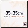 Dutch Frame Factory - Cornice 35x35 cm - Antracite - Cornice per foto in Plastica con vetro plastico Antiriflesso - Cornice portafoto 35x35 cm - Easy