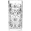 RCR Cristalleria Italiana S.p.a. Linea Tattoo | Bicchieri da Acqua e Cocktail in Vetro Moderni Set 6 Bicchieri di Cristallo da 37 Cl