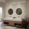 Alasta Bali Specchio Bagno LED 80x80cm Antiappannamento, Retroilluminato, Personalizzabile, Rettangolare, Selezione Colore Luce