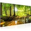Runa Art Quadri Moderni Foresta paesaggio 1 Pezzo L'immagine Tela Non Tessuta Soggiorno Corridoio Natura Verde 611712a