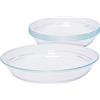 Sicignano Casalinghi Ingrosso Casalinghi Sicignano 5 Vassoi Bavarese in Plastica Trasparente - Per Dolci, Dessert, Profiterole, Struffoli, Pastiera, Baba, Torta - Riutilizzabili e Facili da Pulire, Infrangibile, Antigraffio (30 cm)