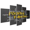 islandburner Quadro moderno Il pensiero positivo motivazione Illustrazione Stampa su tela - Quadro x poltrone salotto cucina mobili ufficio casa - fotografica formato XXL